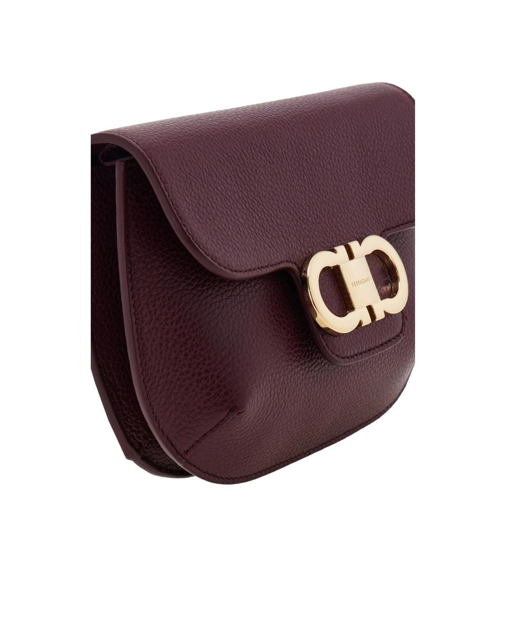Ferragamo Purple Ferragamo Lizzy Shoulder Bag