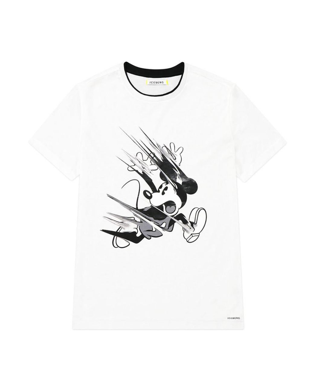Iceberg White Printed T-Shirt for men