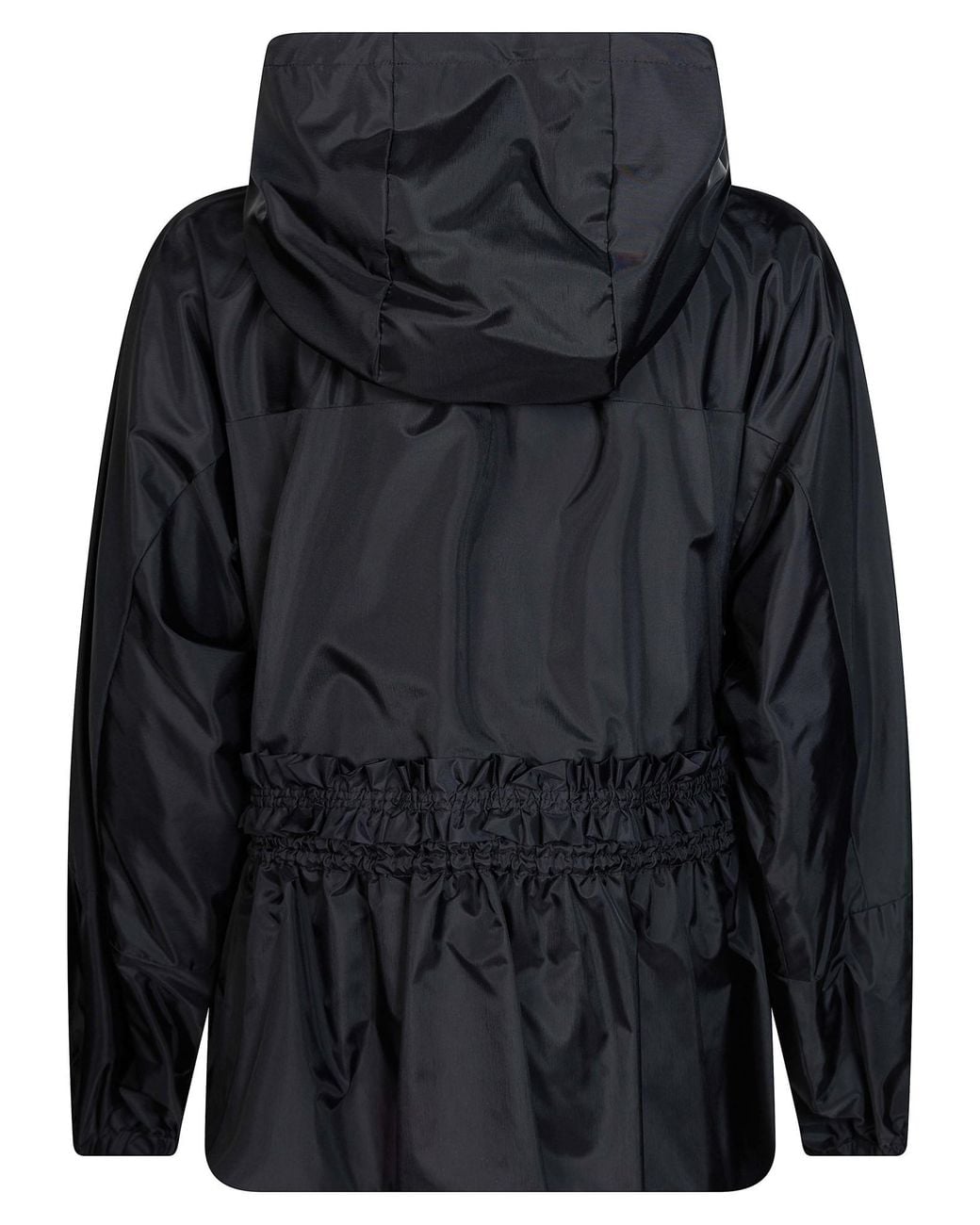 Moncler Black Imaginaire Logo Patch Short Parka