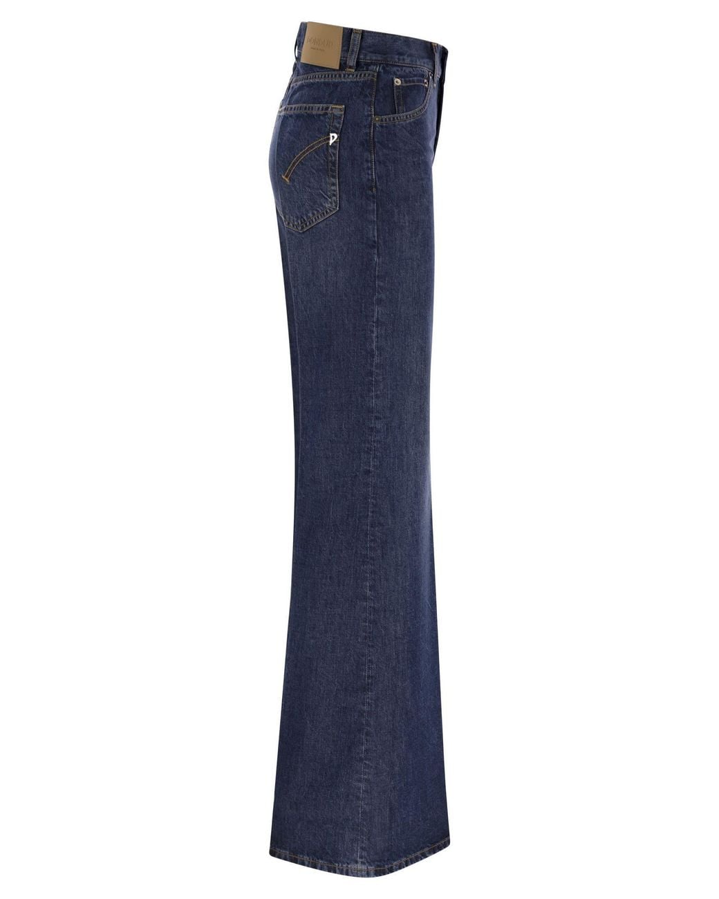 Dondup Blue Amber Wide-Leg Jeans