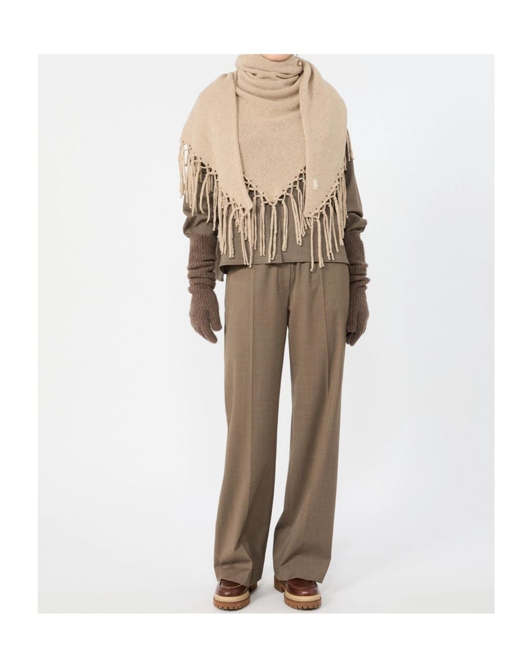 Weekend by Maxmara Brown Batavia Tailored Pants