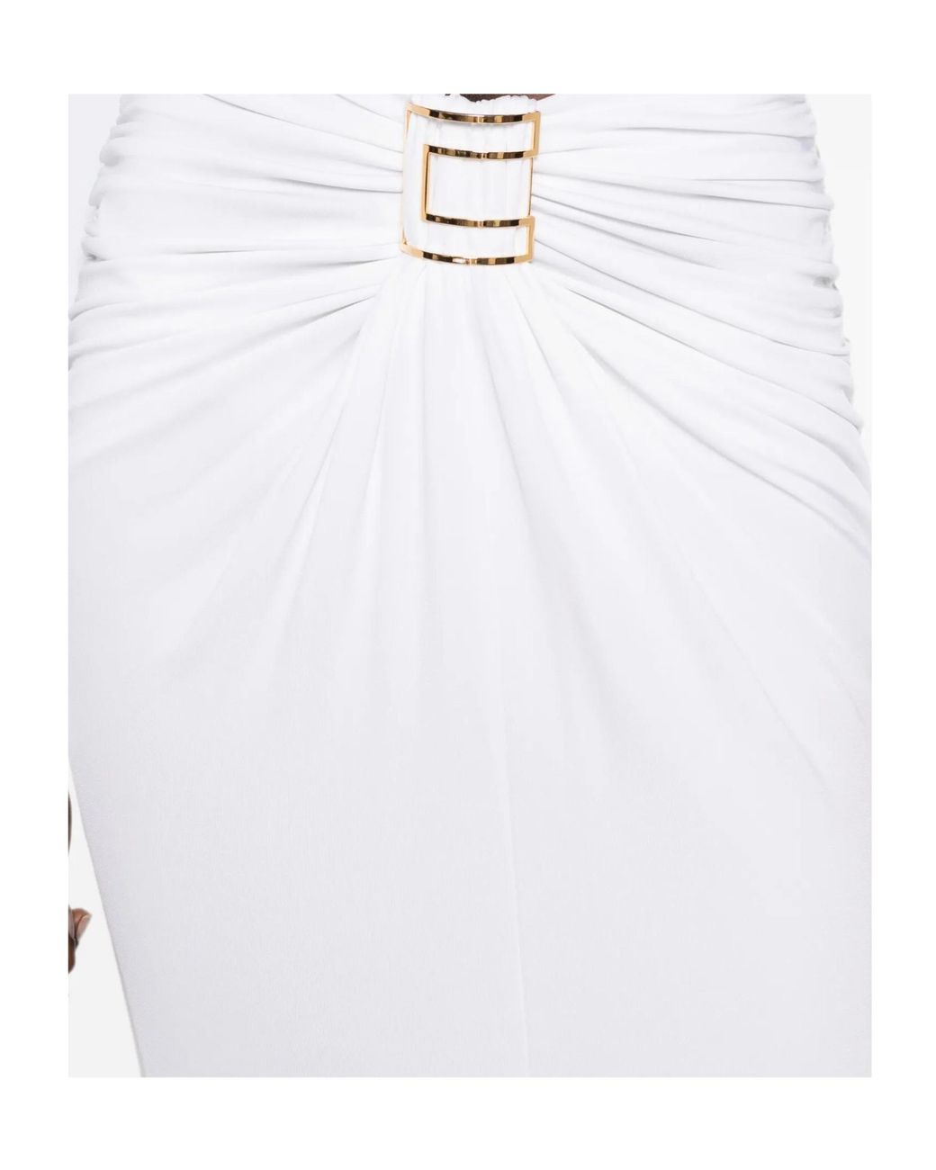 Elisabetta Franchi White Skirt