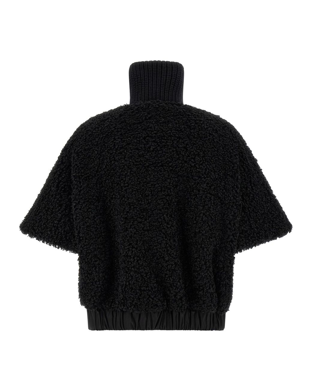 Moncler Black Logo Patch Short Sleeved Jacket