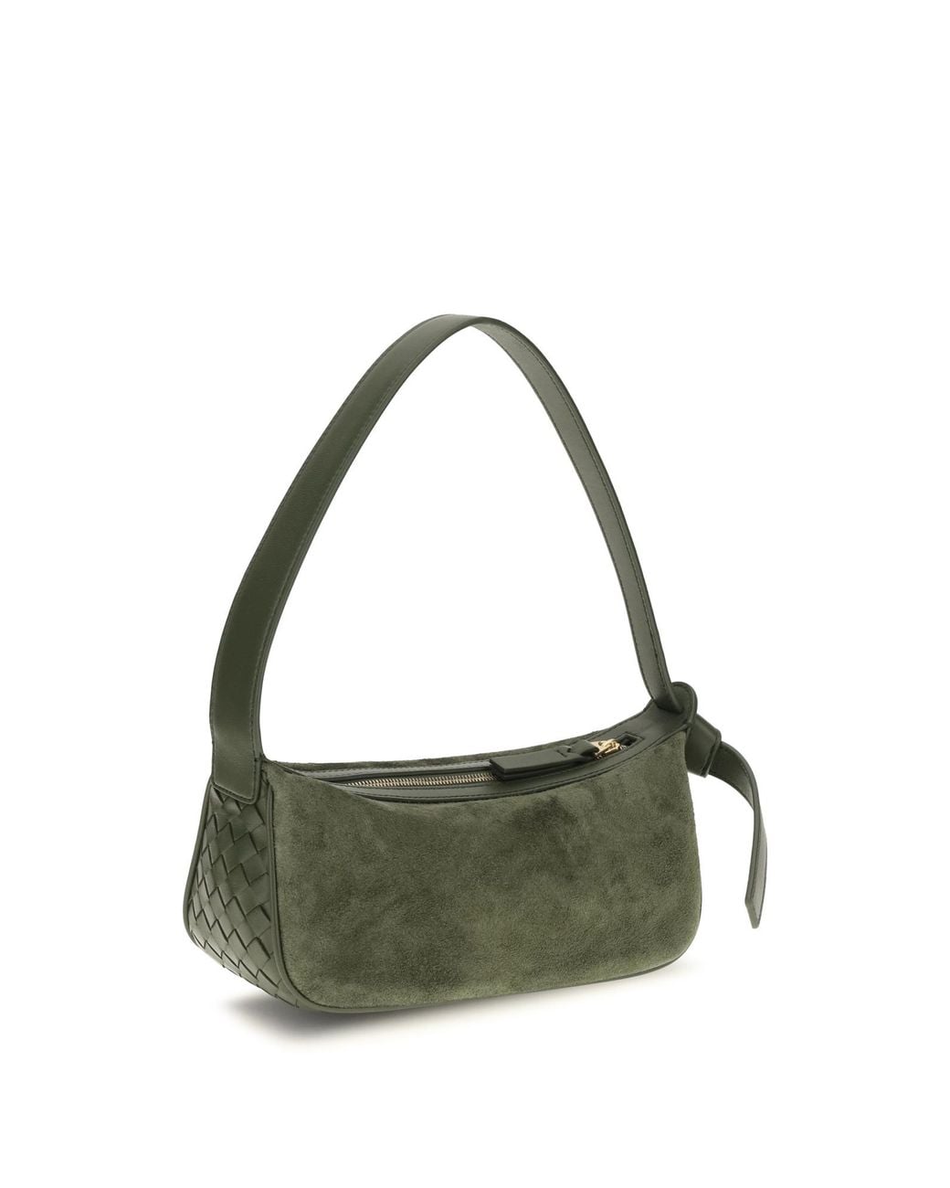 Bottega Veneta Green Nodo Shoulder Bag