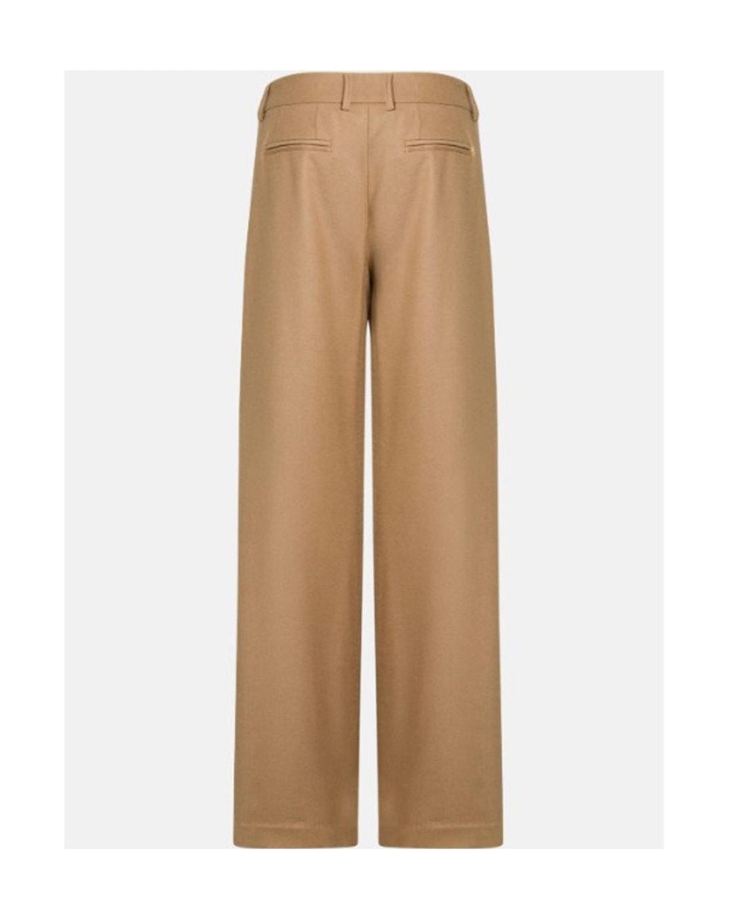 Dondup Natural Wool Pleated Casual Trousers