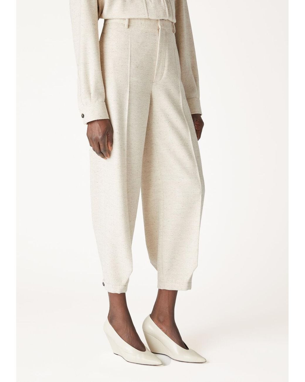Loro Piana Natural Tapered Trousers