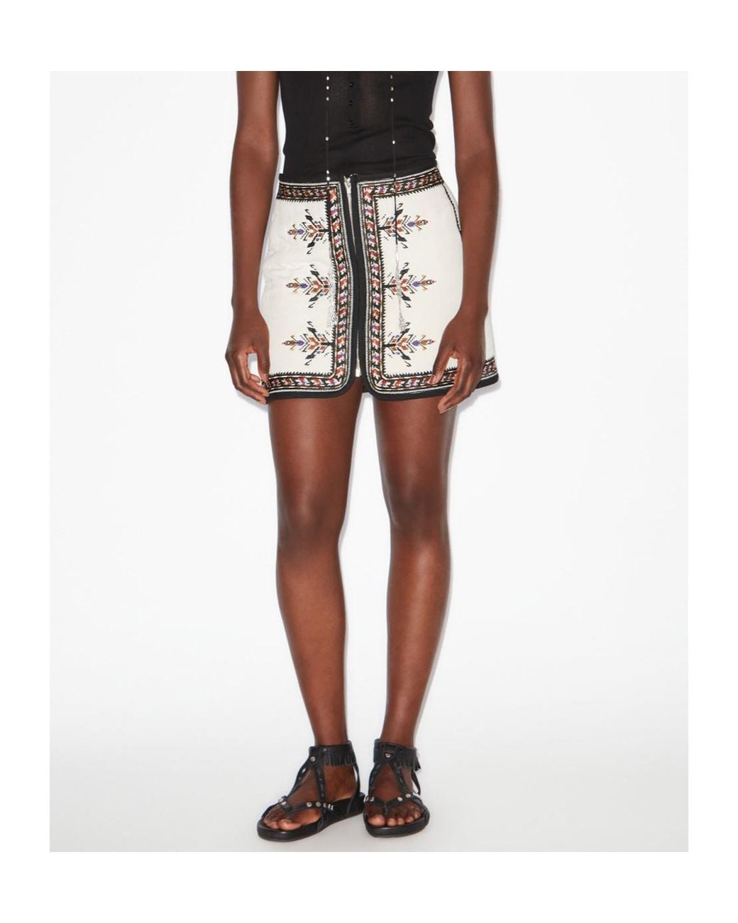 Isabel Marant Metallic Isabel Marant Étoile Zeria Skirt