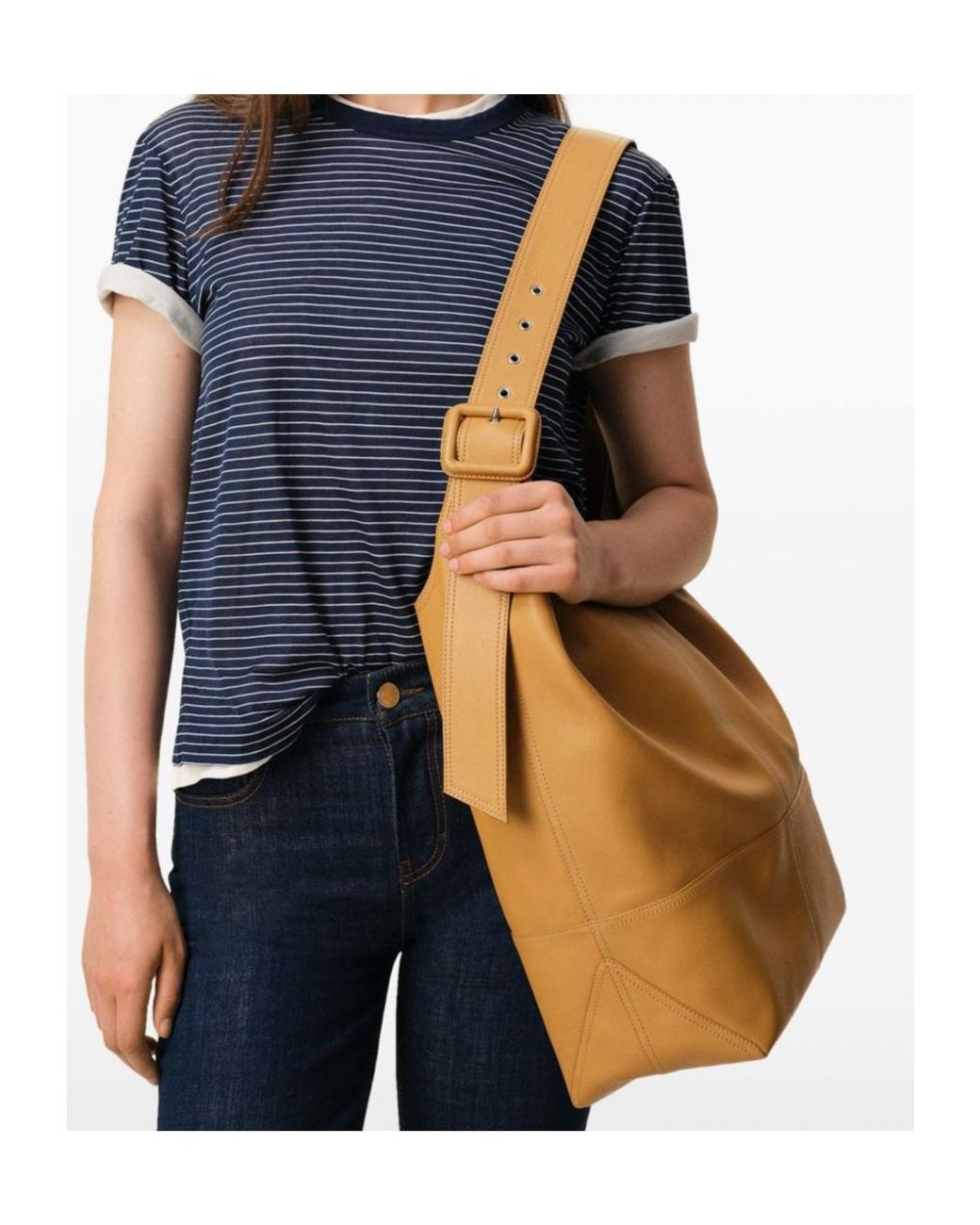 AMI Multicolor Large Etienne Leather Shoulder Bag for men