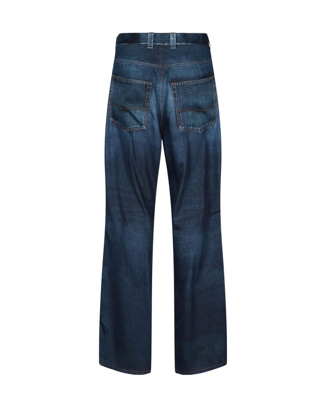 DIESEL Blue D-Viker Straight Leg Jeans for men