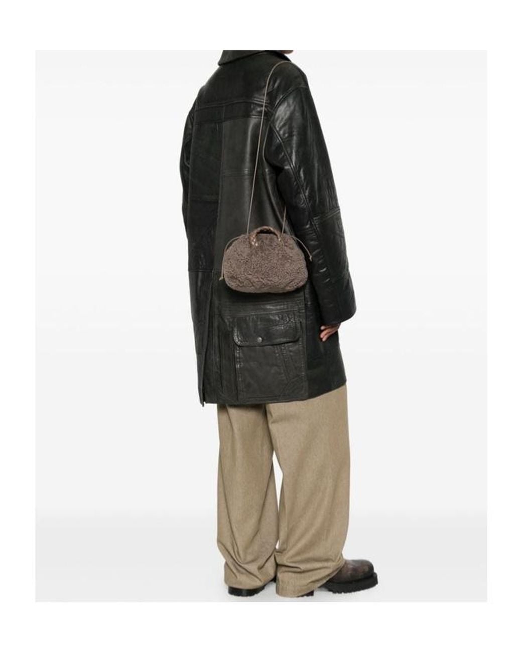 Hereu White Knot Detailed Tote Bag