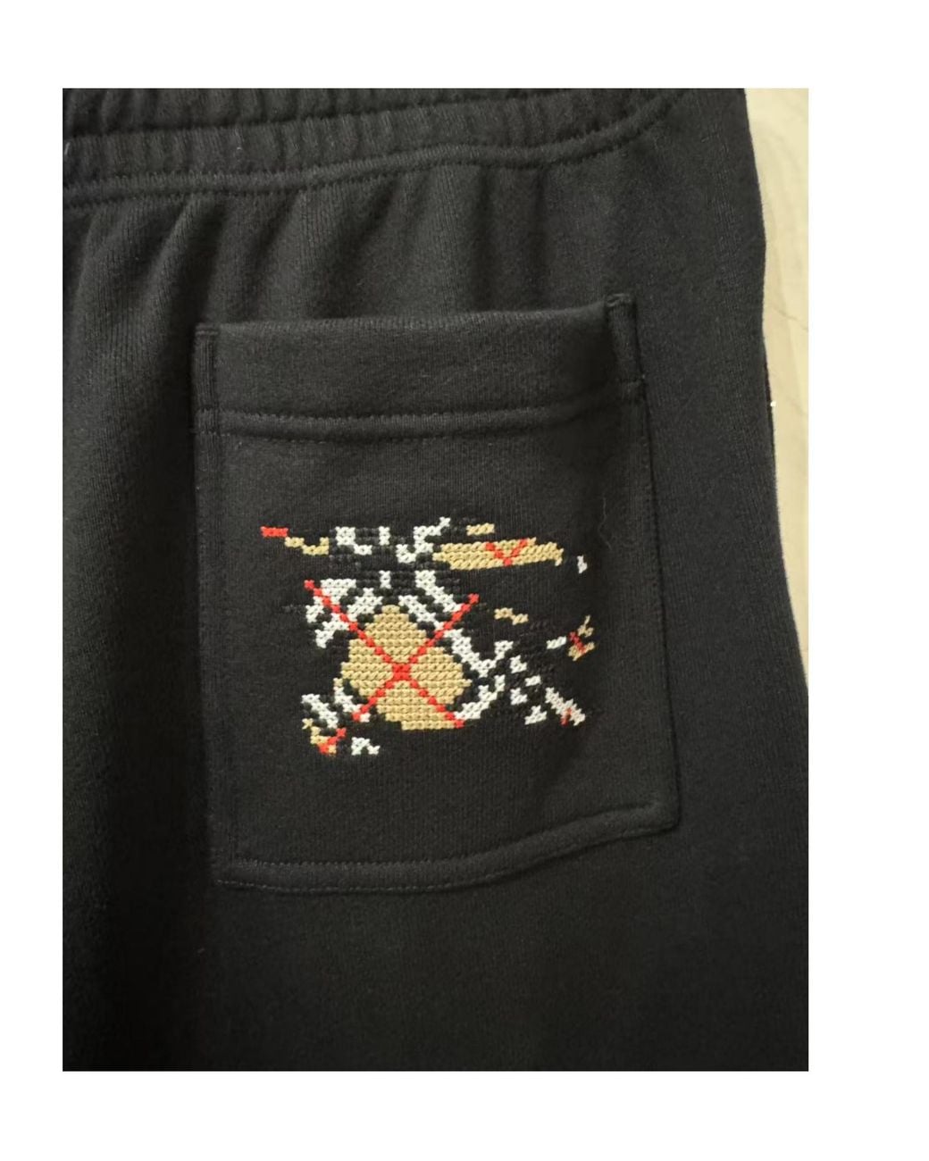 Burberry Blue Elastic Waist Sweatpants