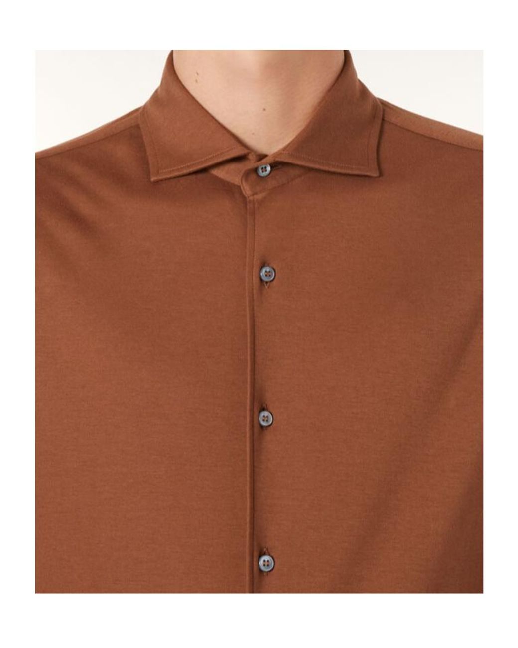 Loro Piana Brown Andrew Shirt for men