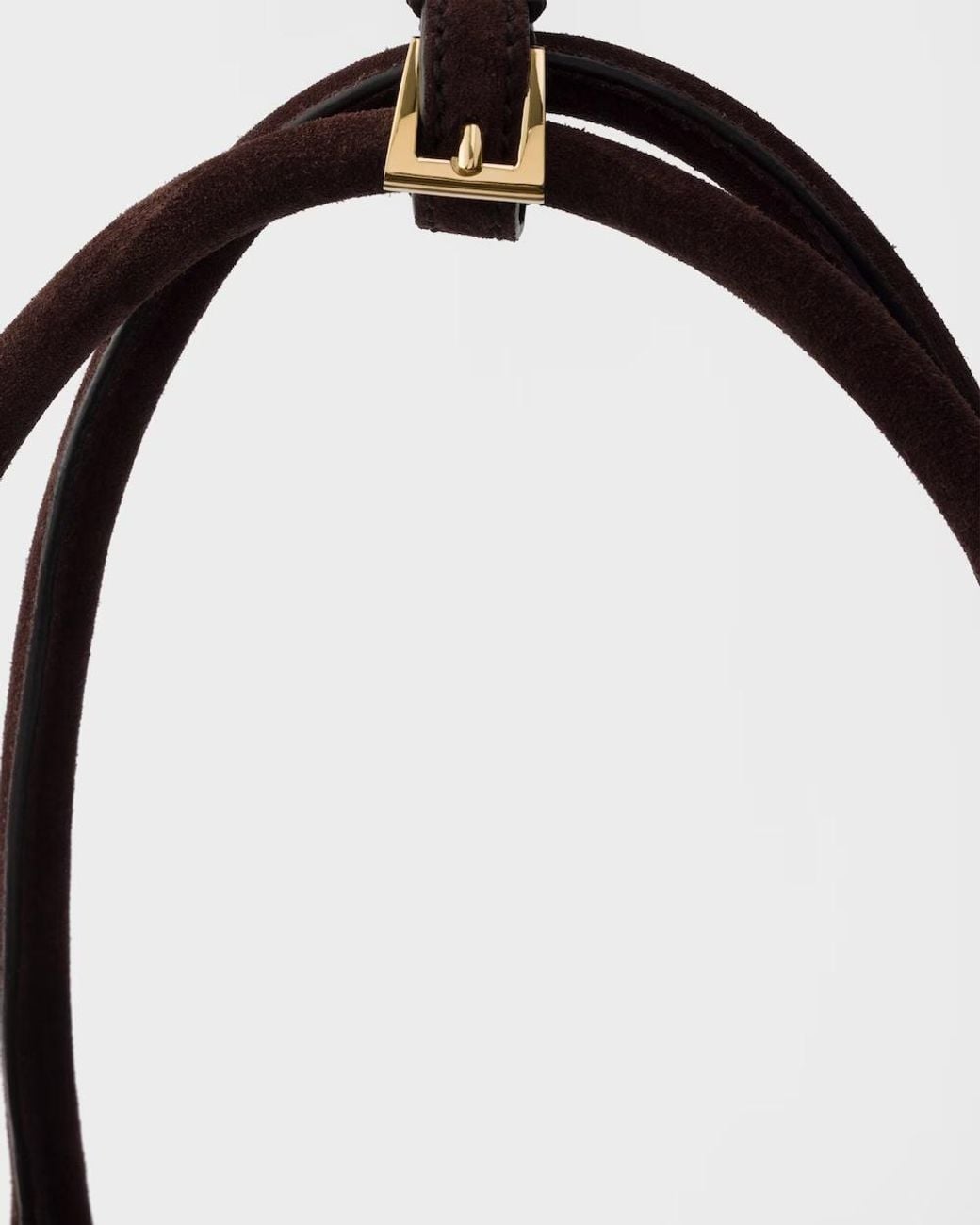 Prada Black Medium Suede Tote Bag