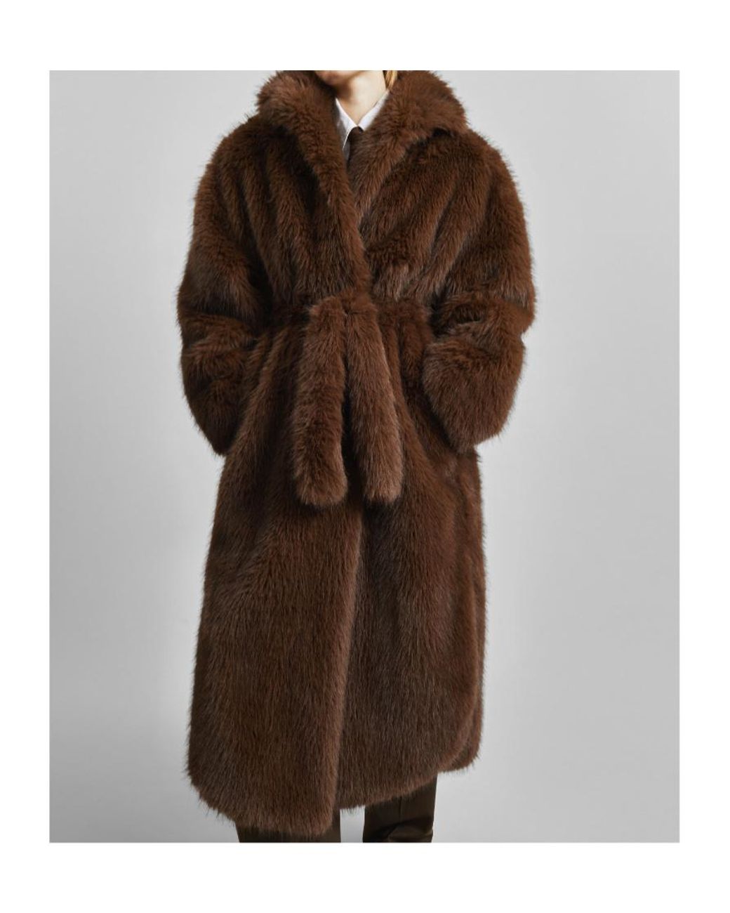 Frankie Shop Brown Long-Sleeved Coat
