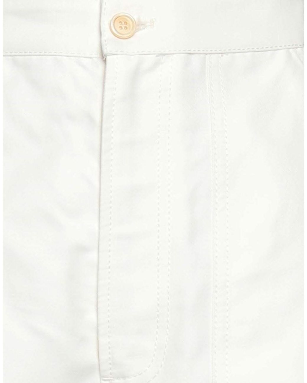 Marni White Minimalist Solid Color Shorts
