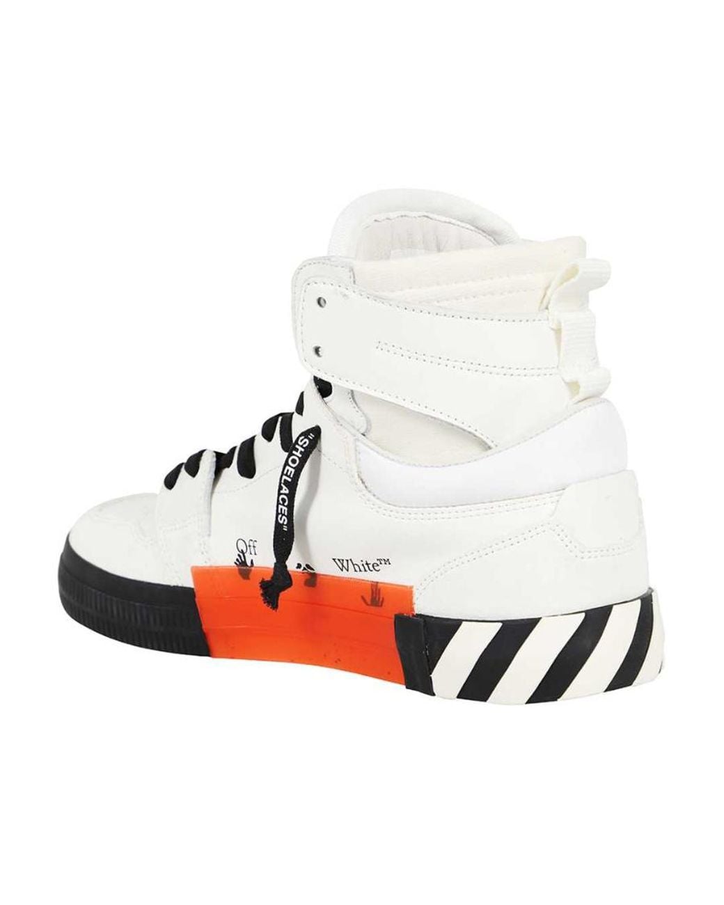 Off-White c/o Virgil Abloh White Vulcanized High-Top Sneakers for men