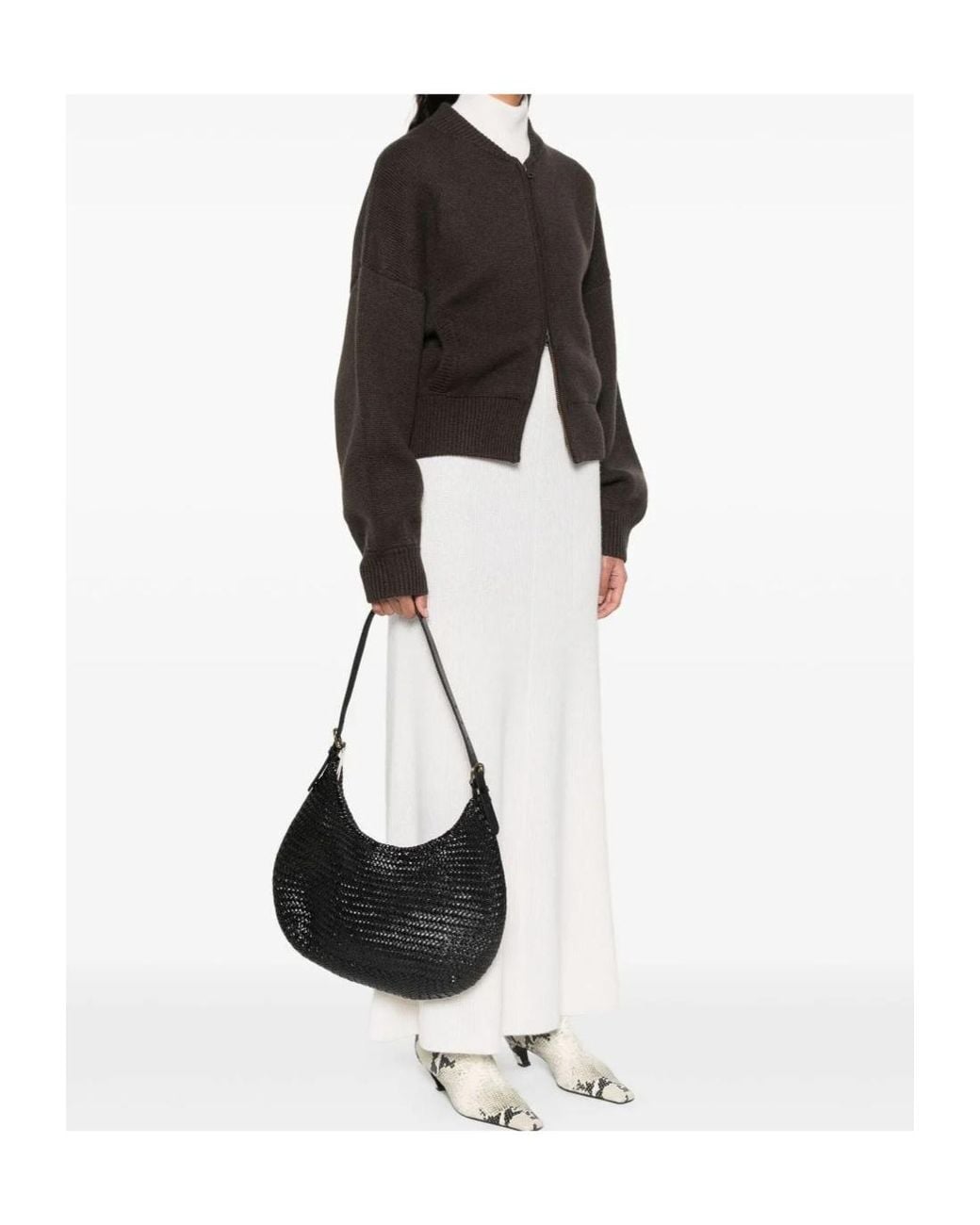 Dragon Diffusion Black Luna Mezza Shoulder Bag
