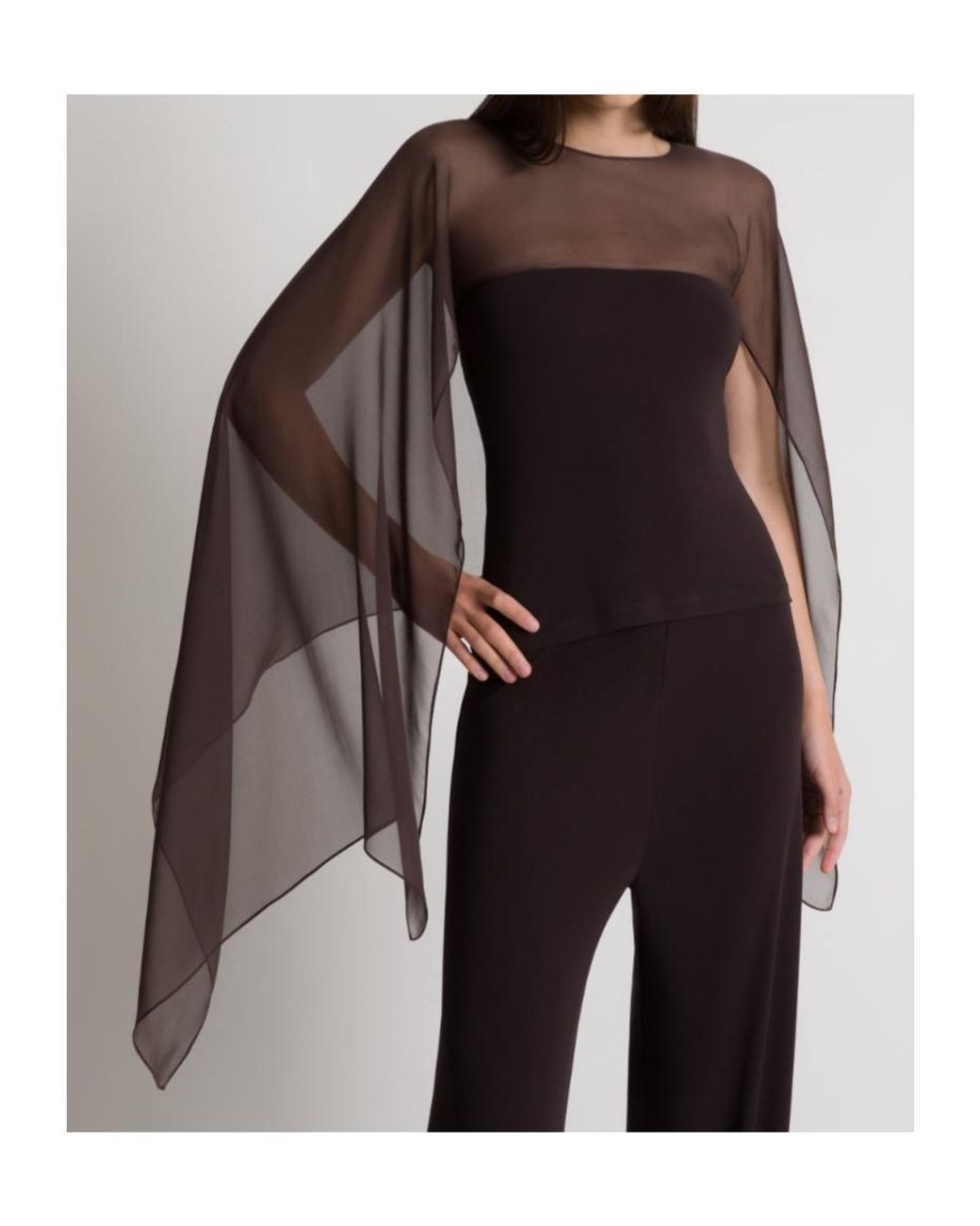 Alberta Ferretti Black Blouses
