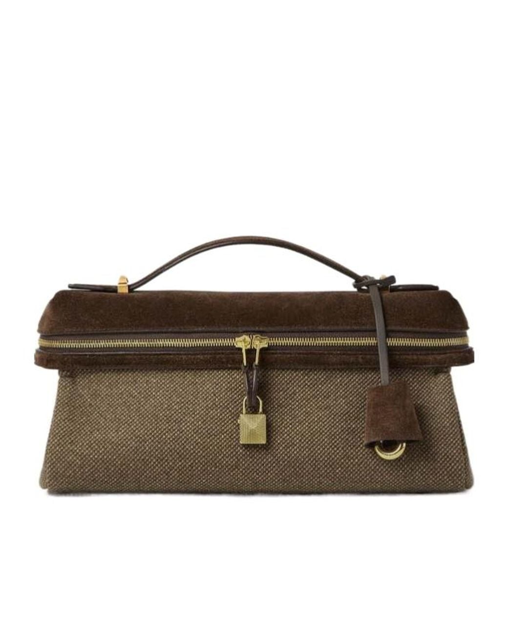 Loro Piana Brown Extra Softy Bag L29 Shoulder Bag