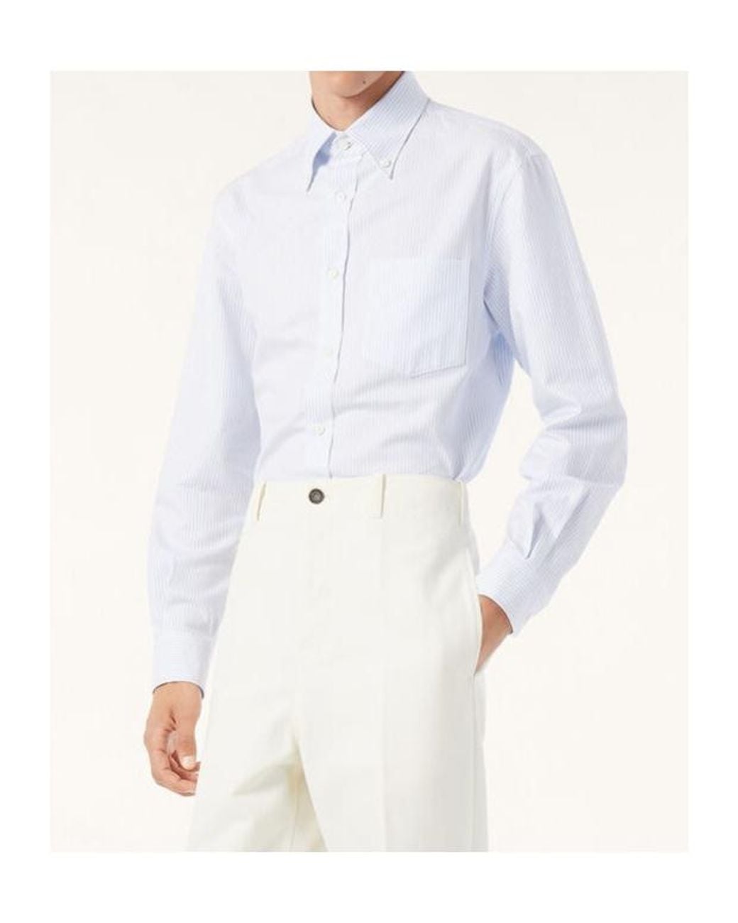 Loro Piana White Elia Shirt for men