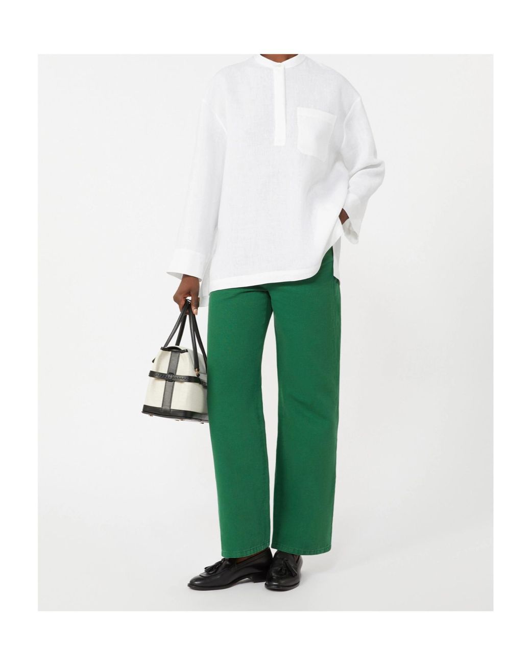 Max Mara Green 'S Onorata Straight Leg Pants