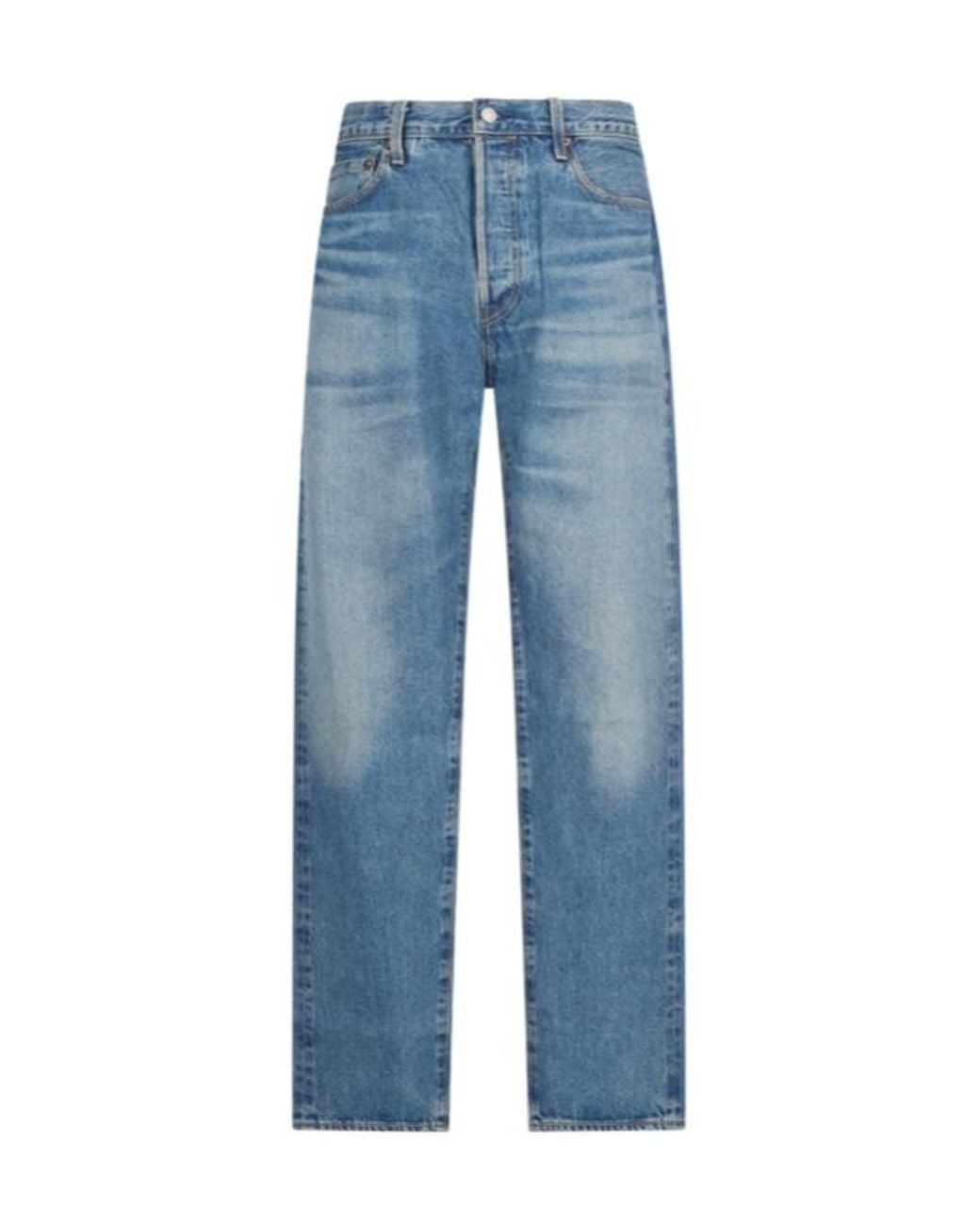 Levi's Blue Straight-Leg Jeans for men