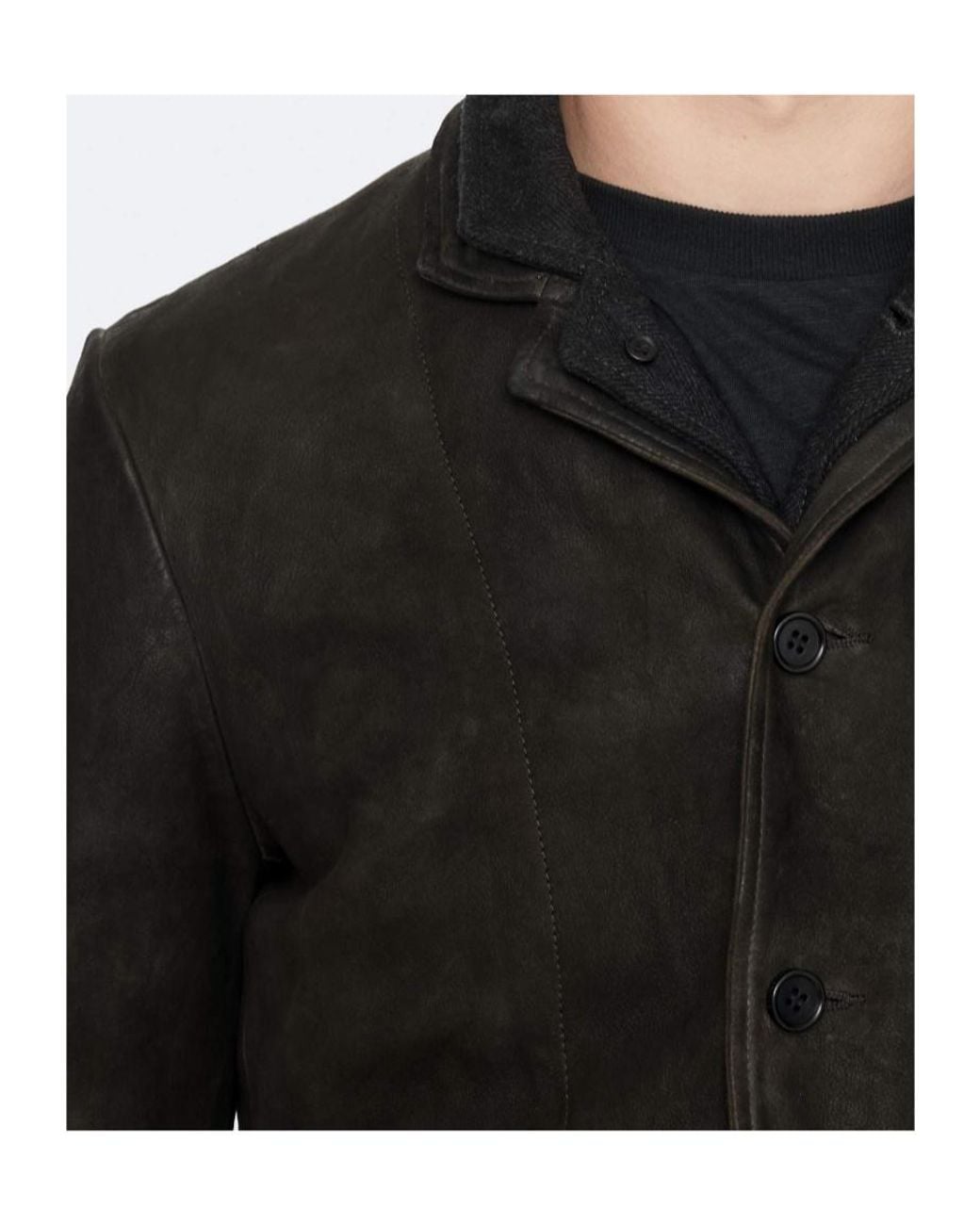 AllSaints Black Classic Tailored Jacket for men