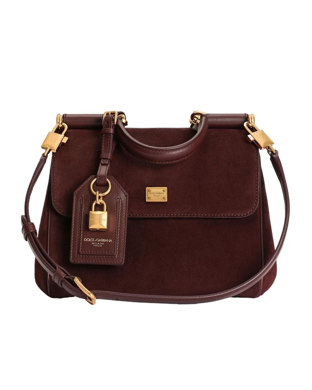 Dolce & Gabbana Brown Small My Sicily Handbag