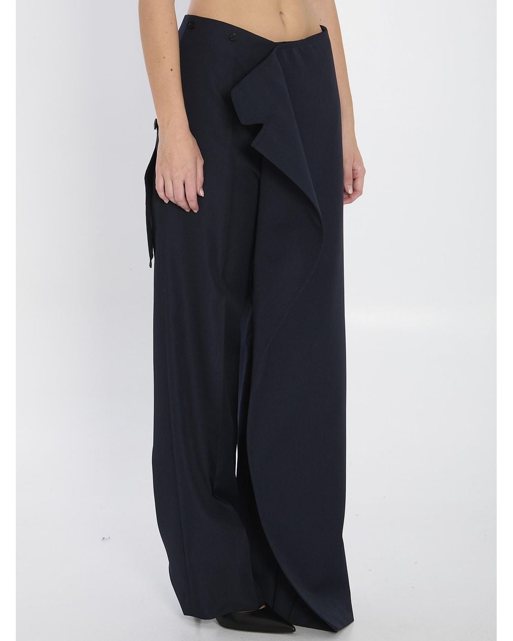 Jean Paul Gaultier Blue The Wraparound Pant Skirt