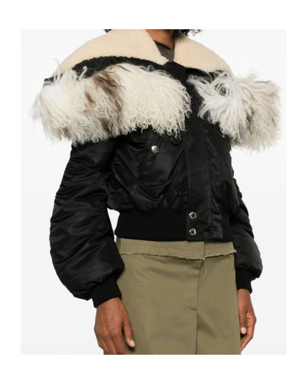 McQueen Black Jacket Type Bomber