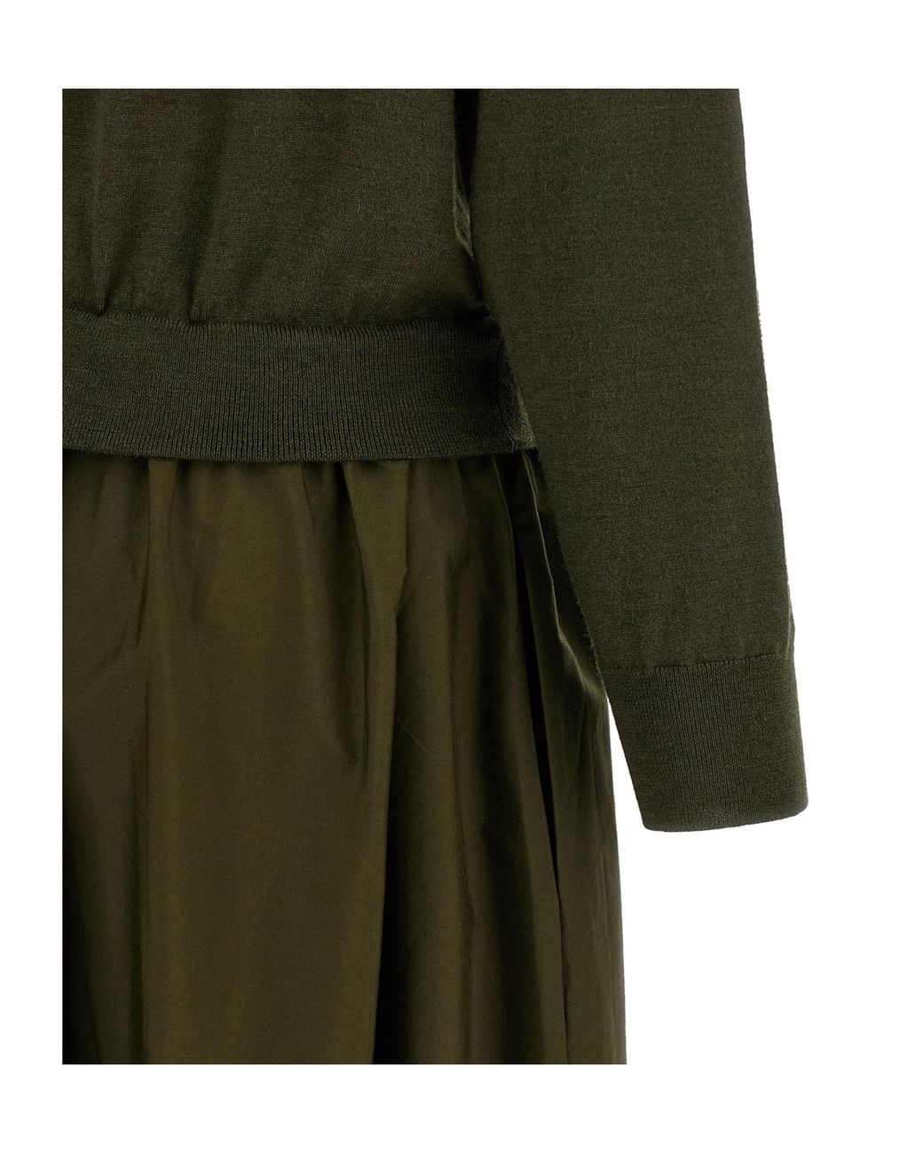 Polo Ralph Lauren Green Long Sleeve A-Line Dress