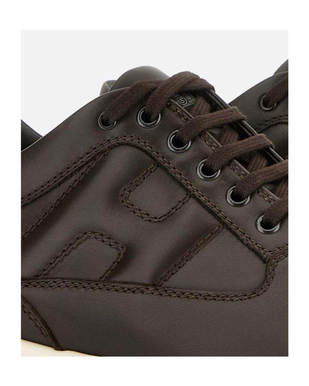 Hogan Black Interactive Lace-Up Sneakers for men