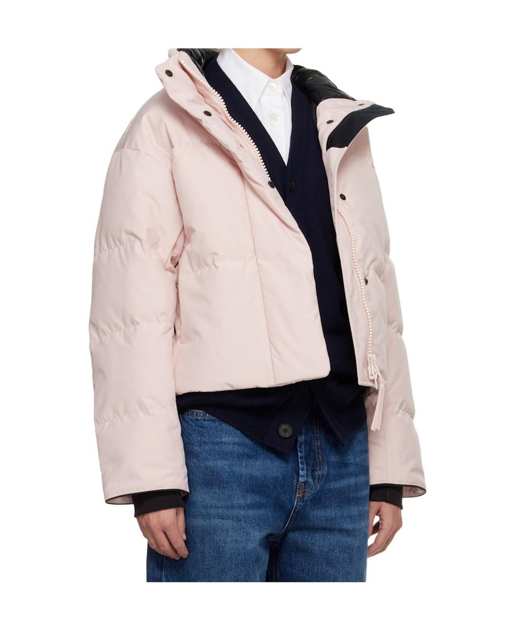 Canada Goose Pink Grandview Cropped Quilted Arctic-Tech Jacket