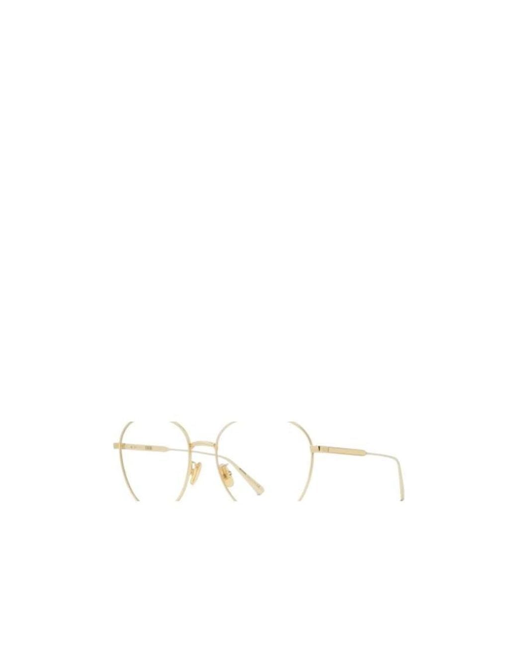Dior White Eyewear Panthos Frame Glasses for men