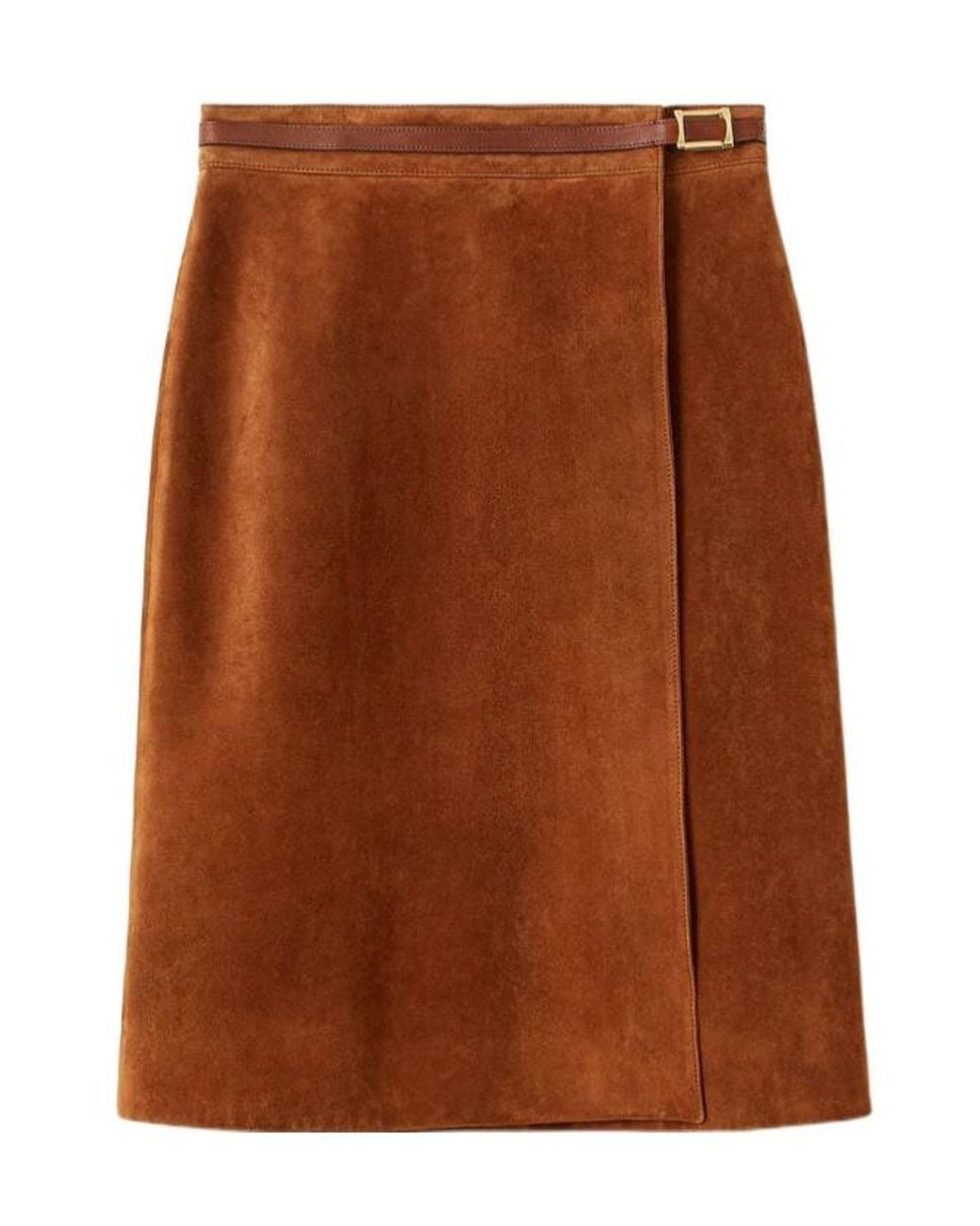 Loro Piana Brown Gala Skirt