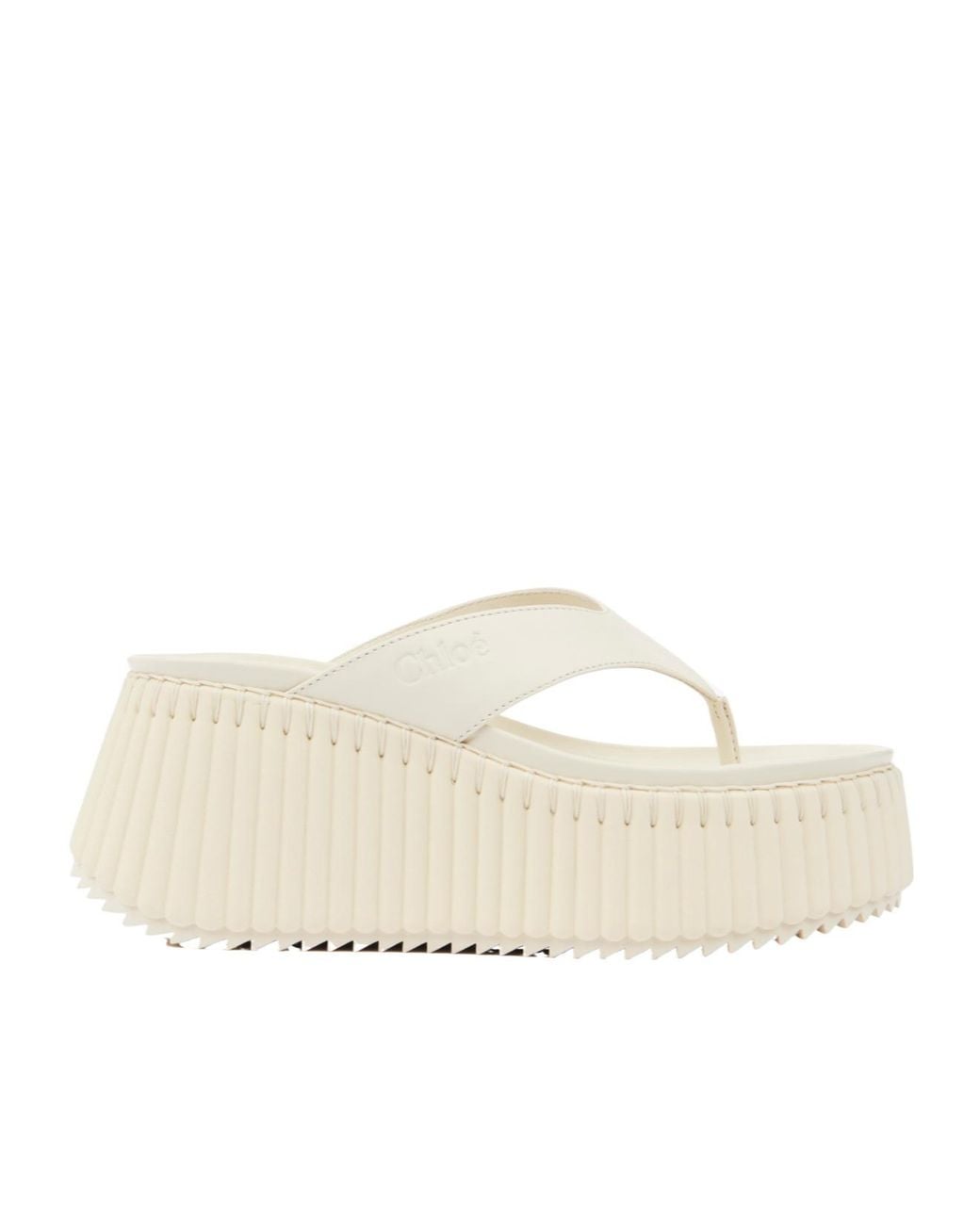 Chloé Brown Chloé Nama Wedge Sandals