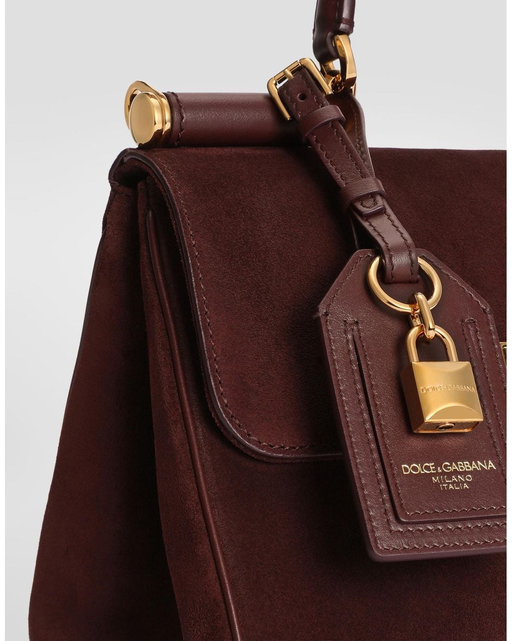 Dolce & Gabbana Brown Small My Sicily Handbag