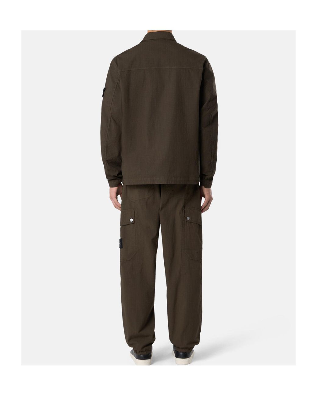 Stone Island Brown 4100044 Mil-Spec Stretch Ripstop-Tc for men