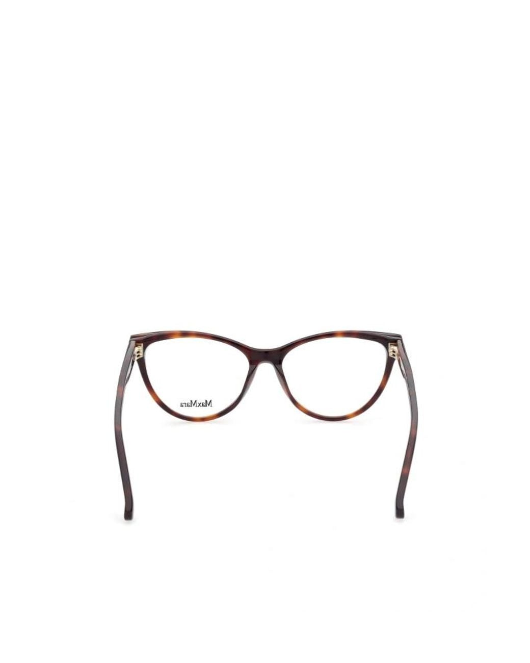 Max Mara White Cat-Eye Frame Glasses