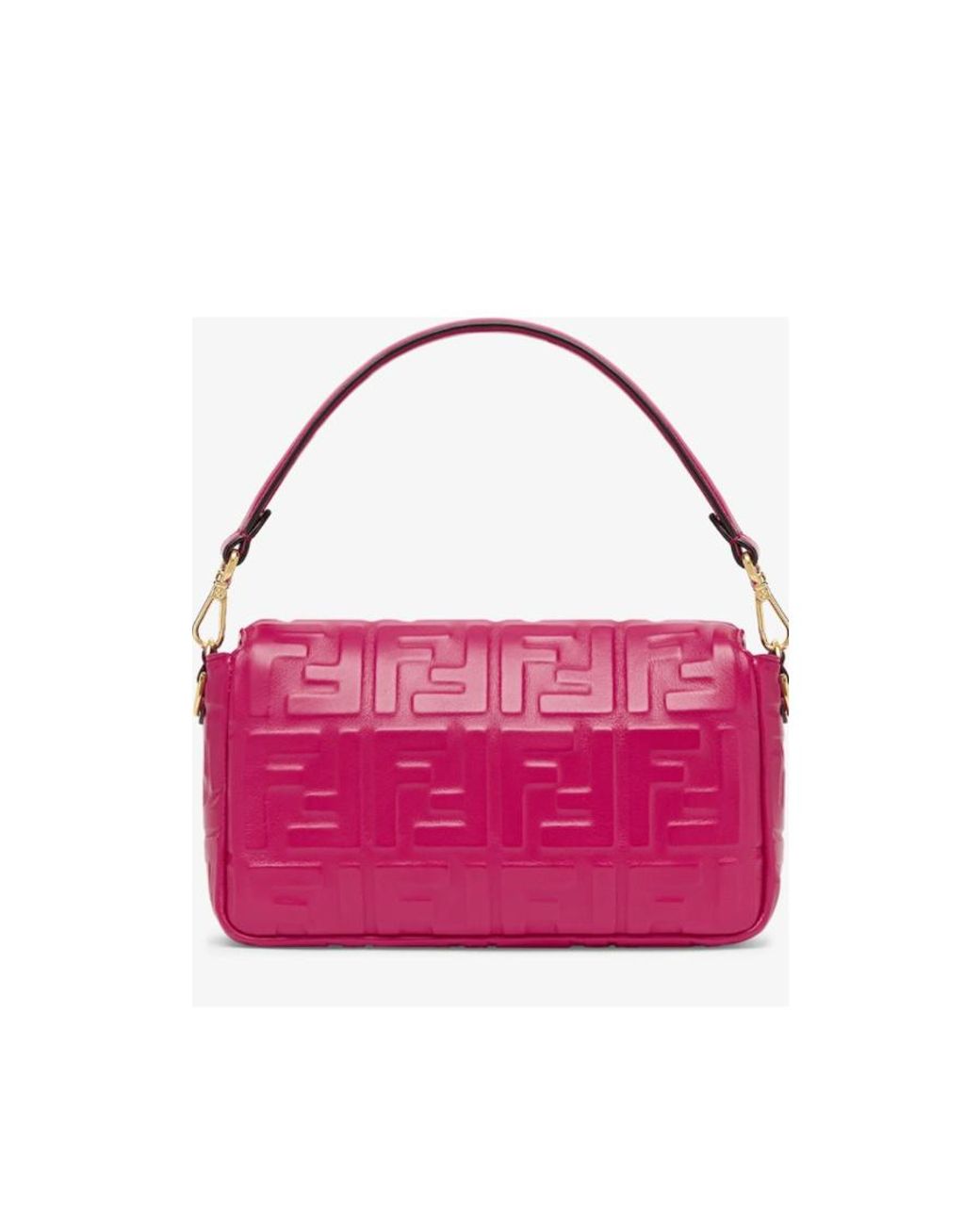 Fendi Pink Fuchsia Nappa Leather Bag