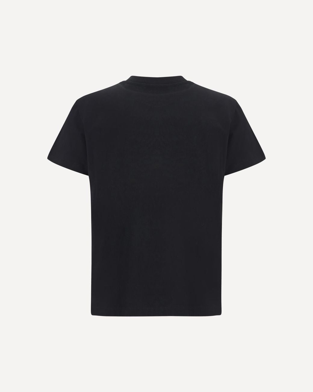 Moncler Black Logo Embroidered Crewneck T-Shirt