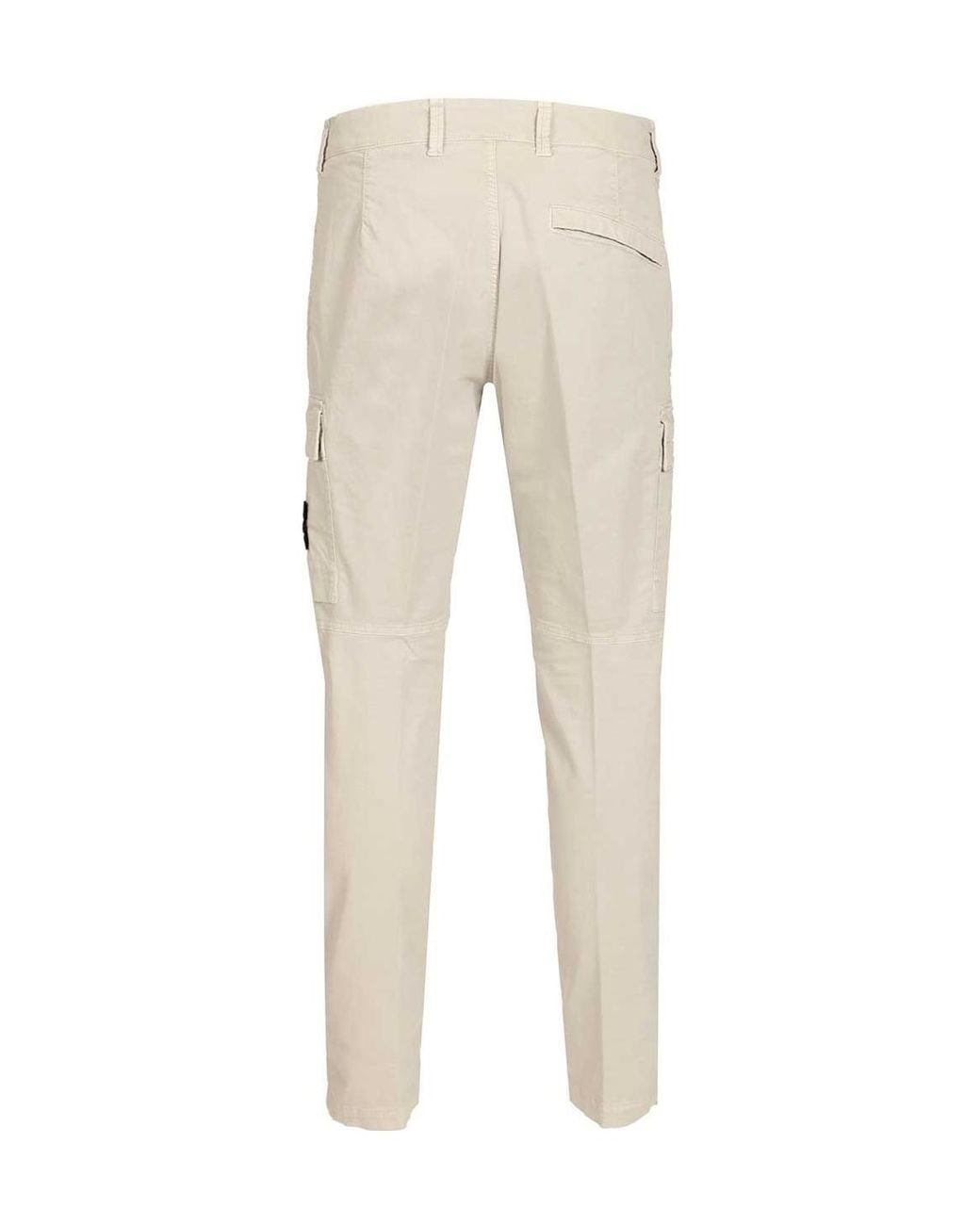 Stone Island Natural Slim Cargo Pants for men