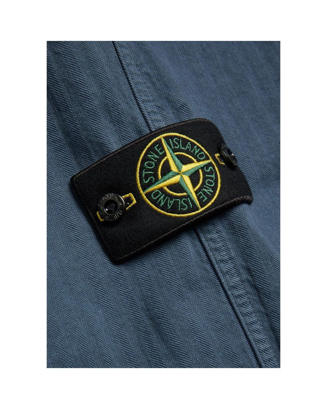 Stone Island Blue Tapered Casual Trousers for men