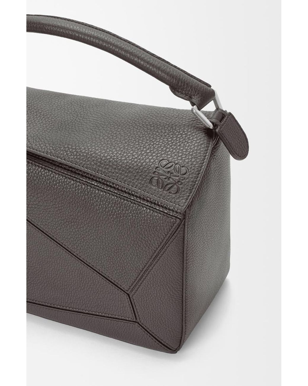 Loewe Gray Large Puzzle Bag for men