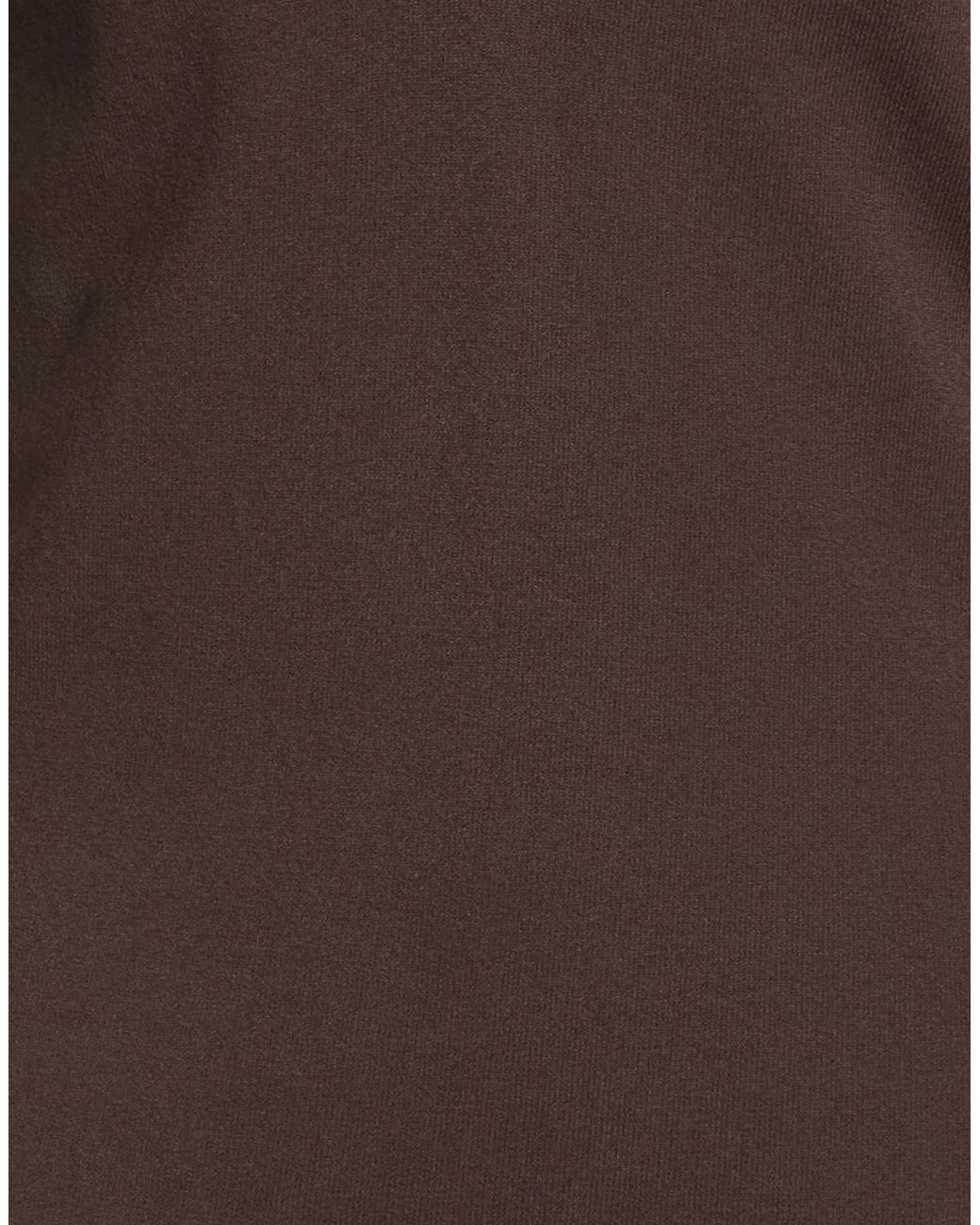 Max Mara Brown Sleeveless Solid-Colored V-Neck Knit Top