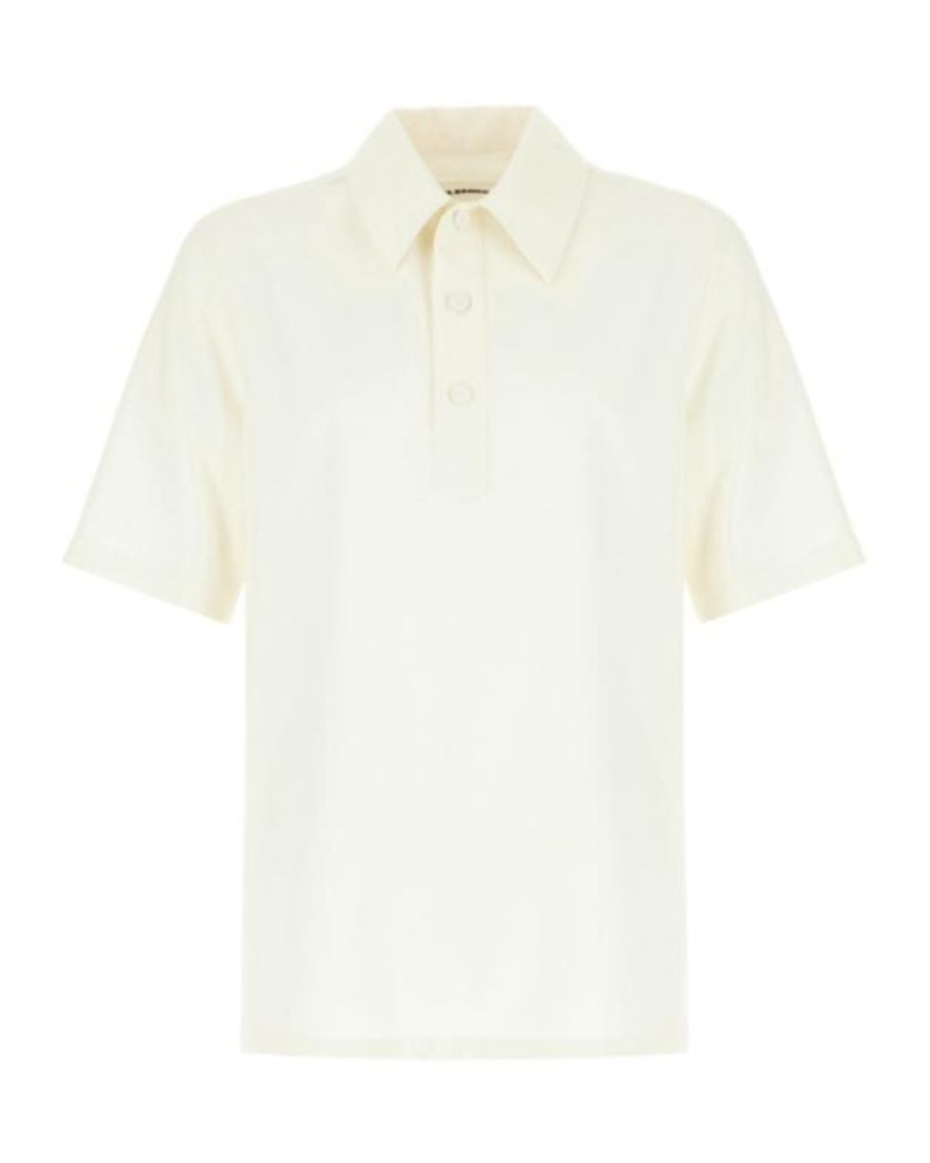 Jil Sander White Polo Shirt for men