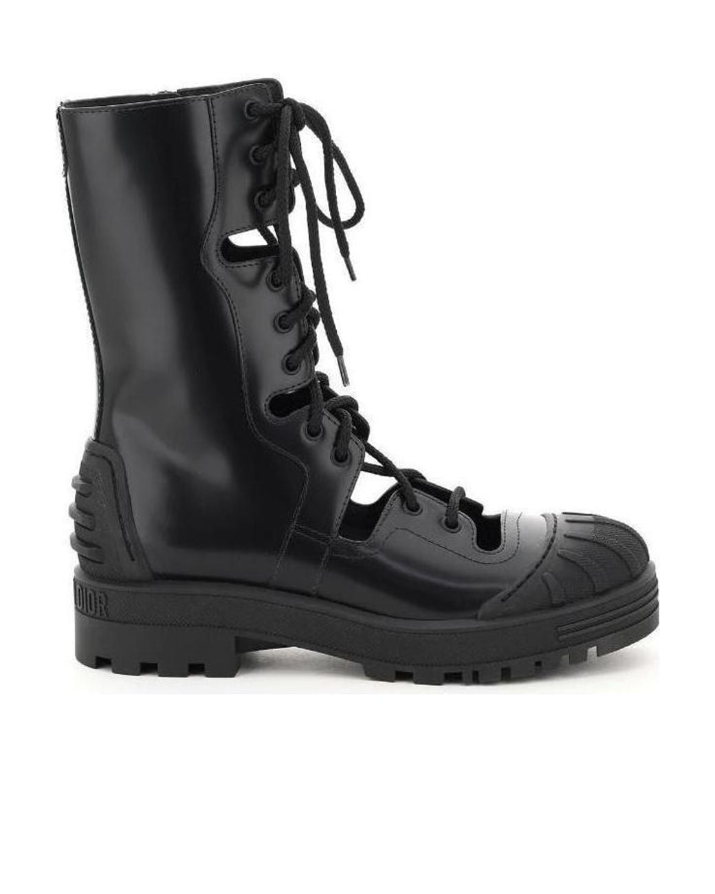 Dior Black Laced Boots