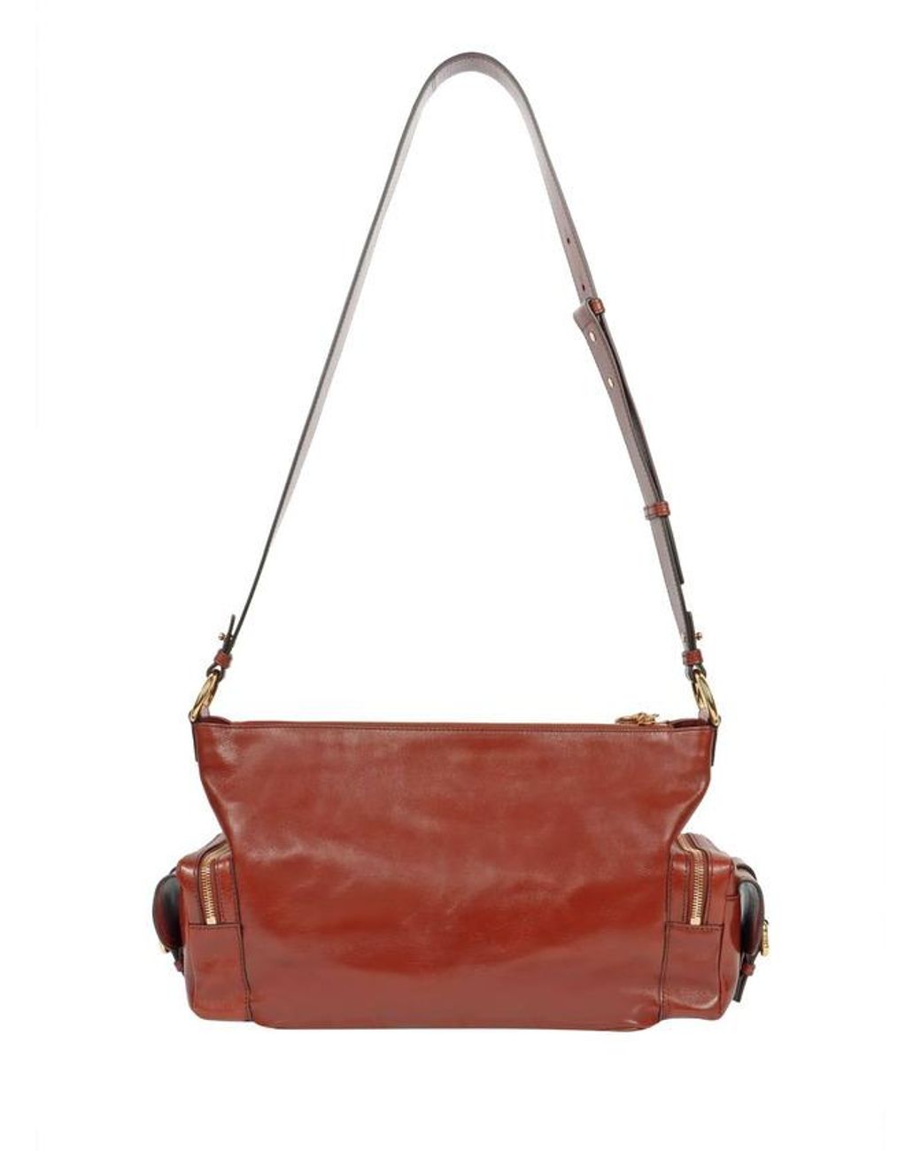 Chloé Red Camera レザーショルダーバッグ