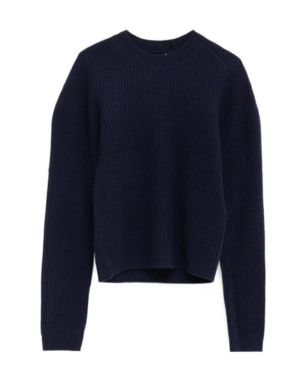 J.W. Anderson Blue Puff-Sleeves Sweater