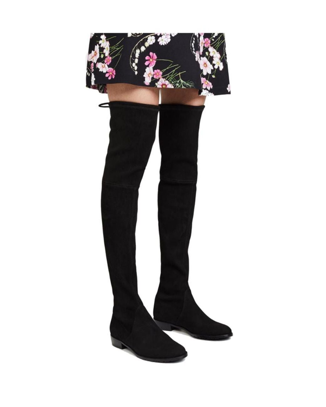Stuart Weitzman Black Lowland Boots